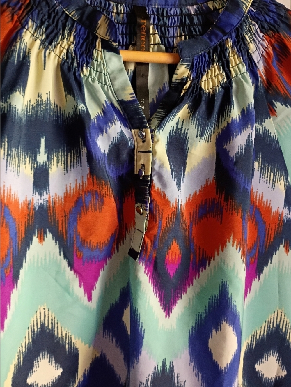 Reneec Colorful Half Sleeve Top - Picture 2 of 5